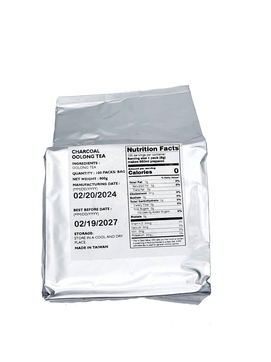 Charcoal Oolong Tea Bag 100 Bags (Pack)