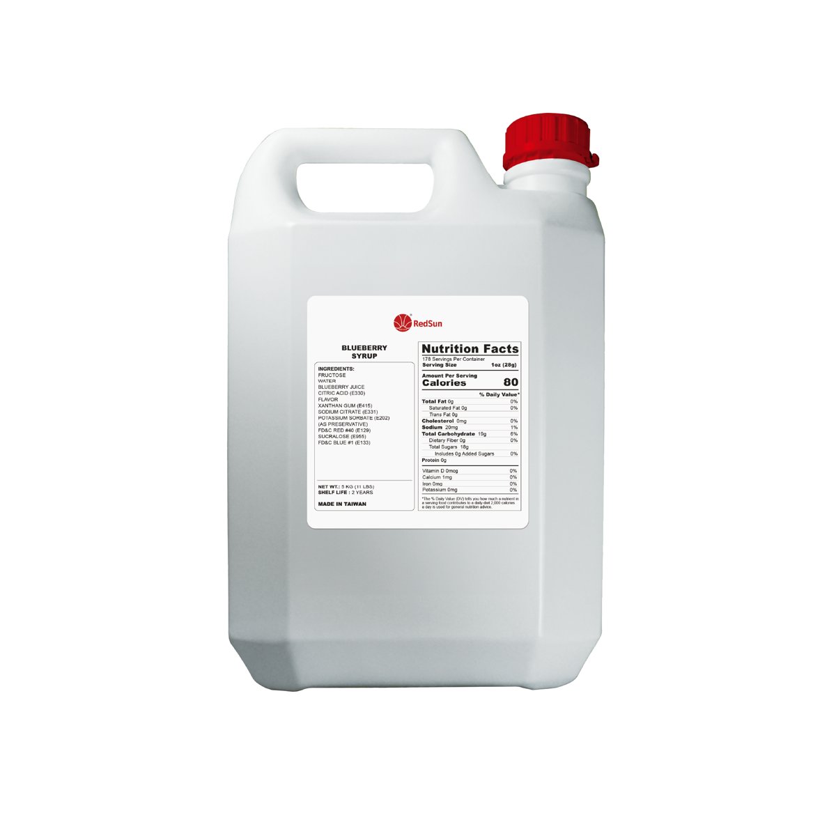 Blueberry Syrup 5KG (11LBS) (Bottle)