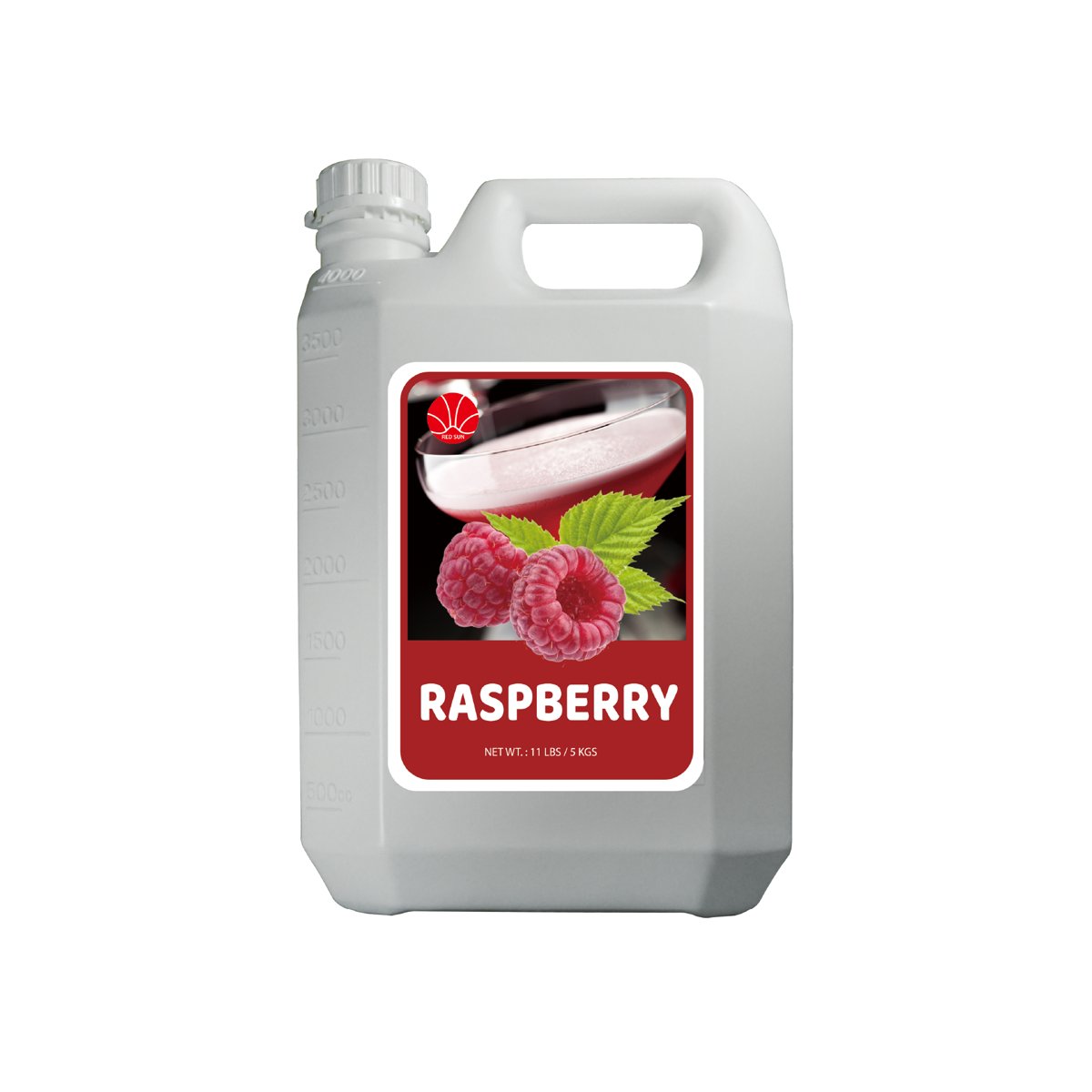 Raspberry Syrup 5KG (11LBS) (Bottle)