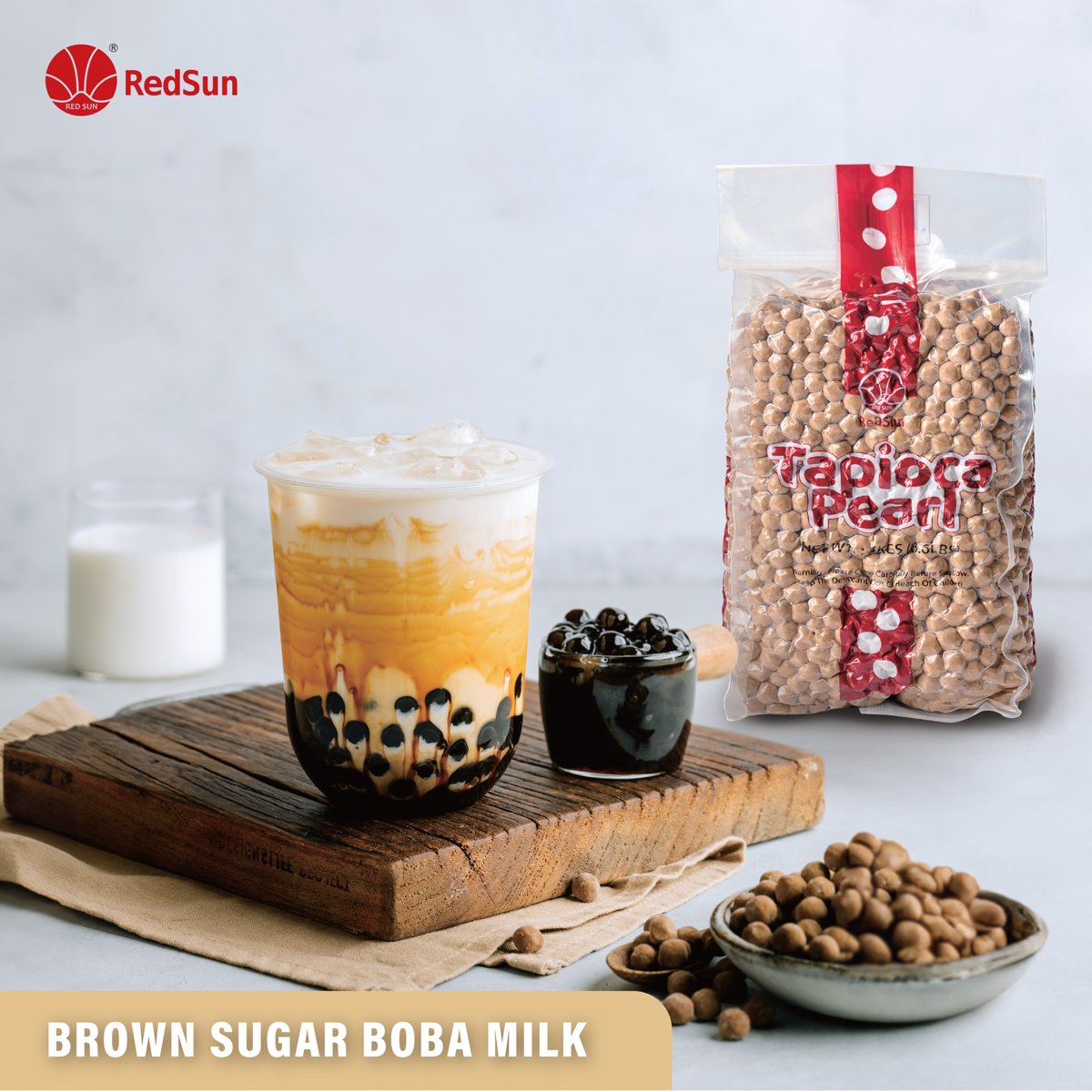 Tapioca Boba 2.5 Large 6.6 LBS x 6 Bags (Case)