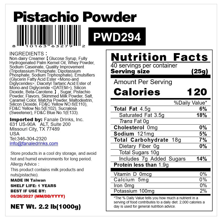 Pistachio Powder