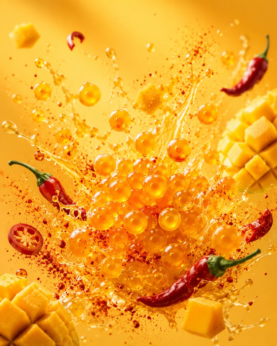 Popping Bursting Boba Juice Ball -  Spicy Mango