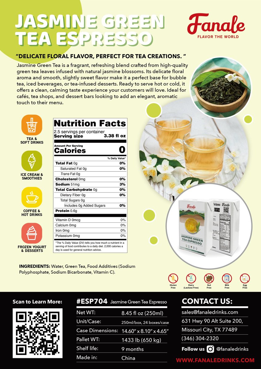 Jasmine Green Tea Espresso | ESP704