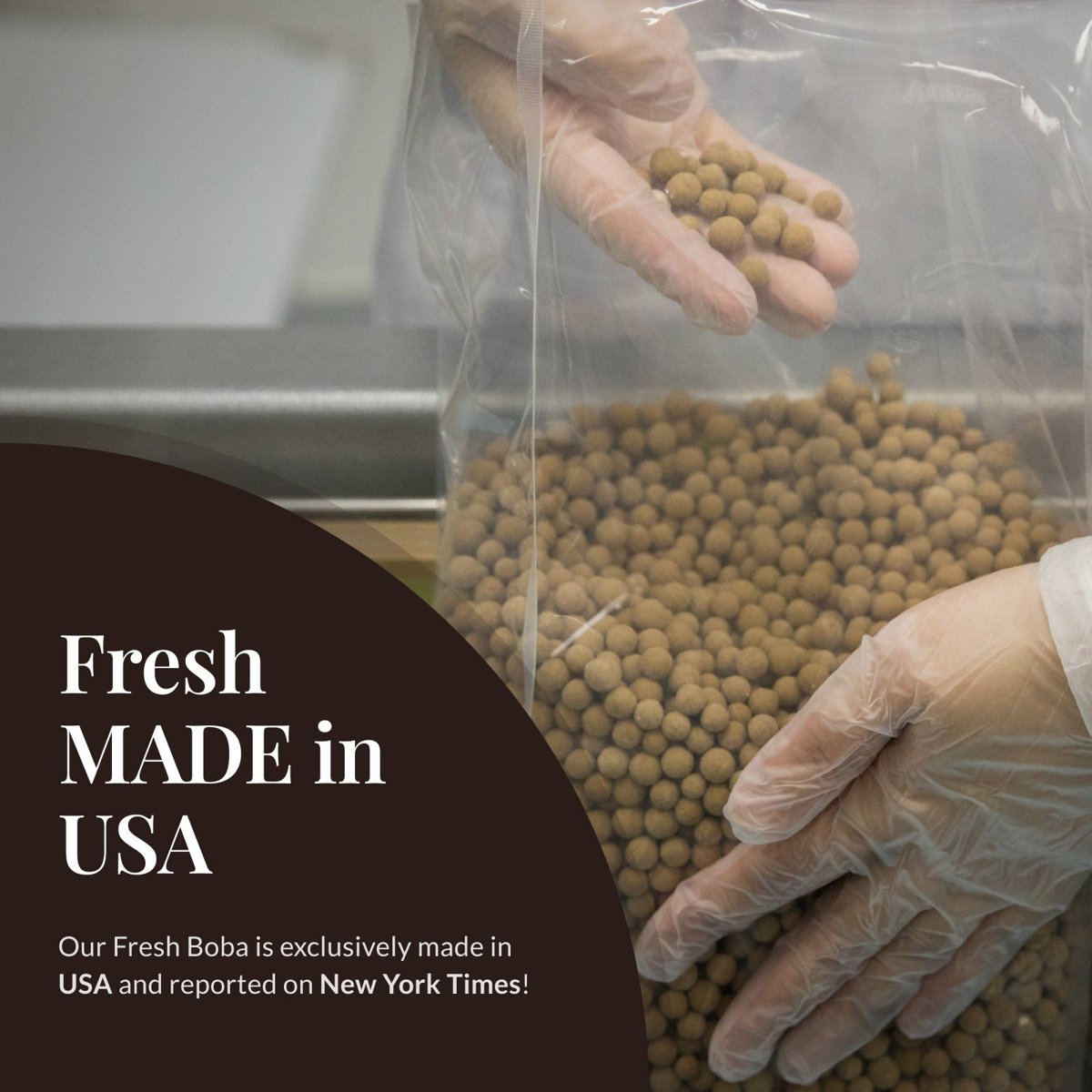 Soft Chew Boba 2.5mm (Made in USA) — Western-Style Texture
