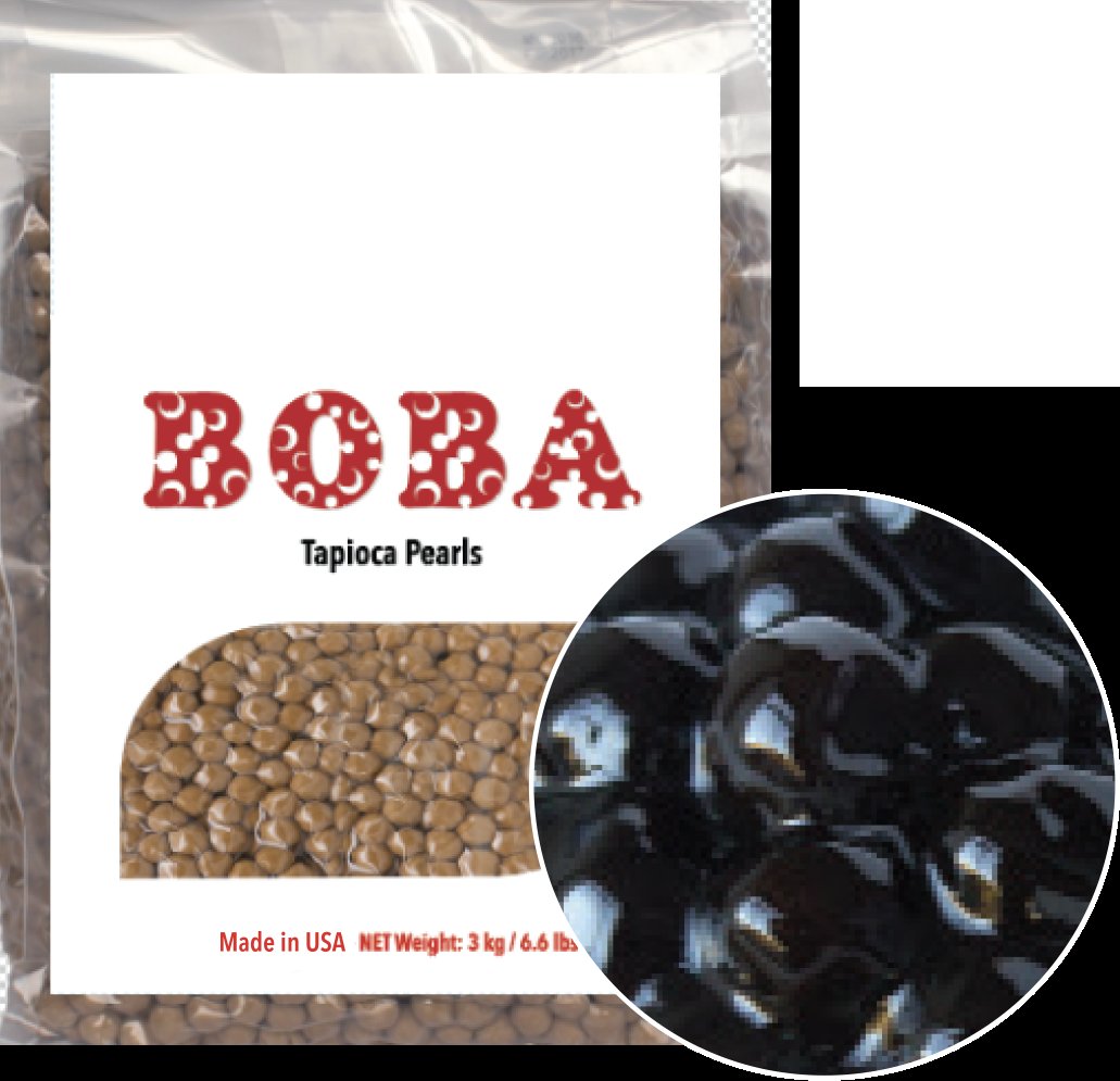 Soft Chew Boba 2.5mm (Made in USA) — Western-Style Texture