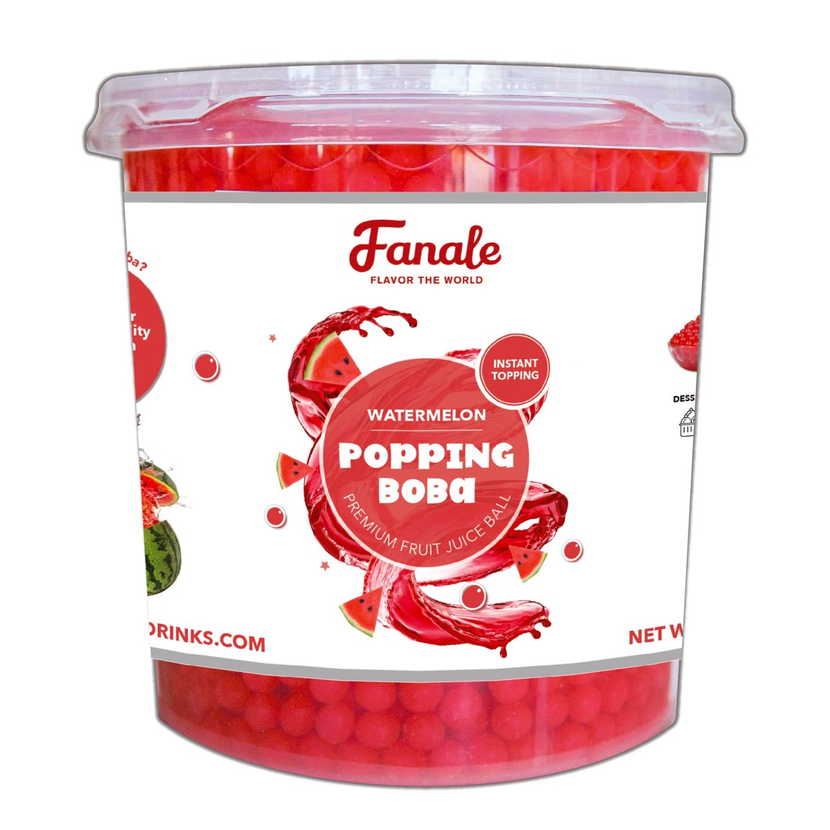 Watermelon Popping Boba — 7.05 lb bottle