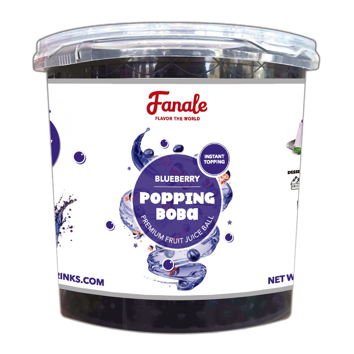 Blueberry Popping Boba — 7.05 lb bottle